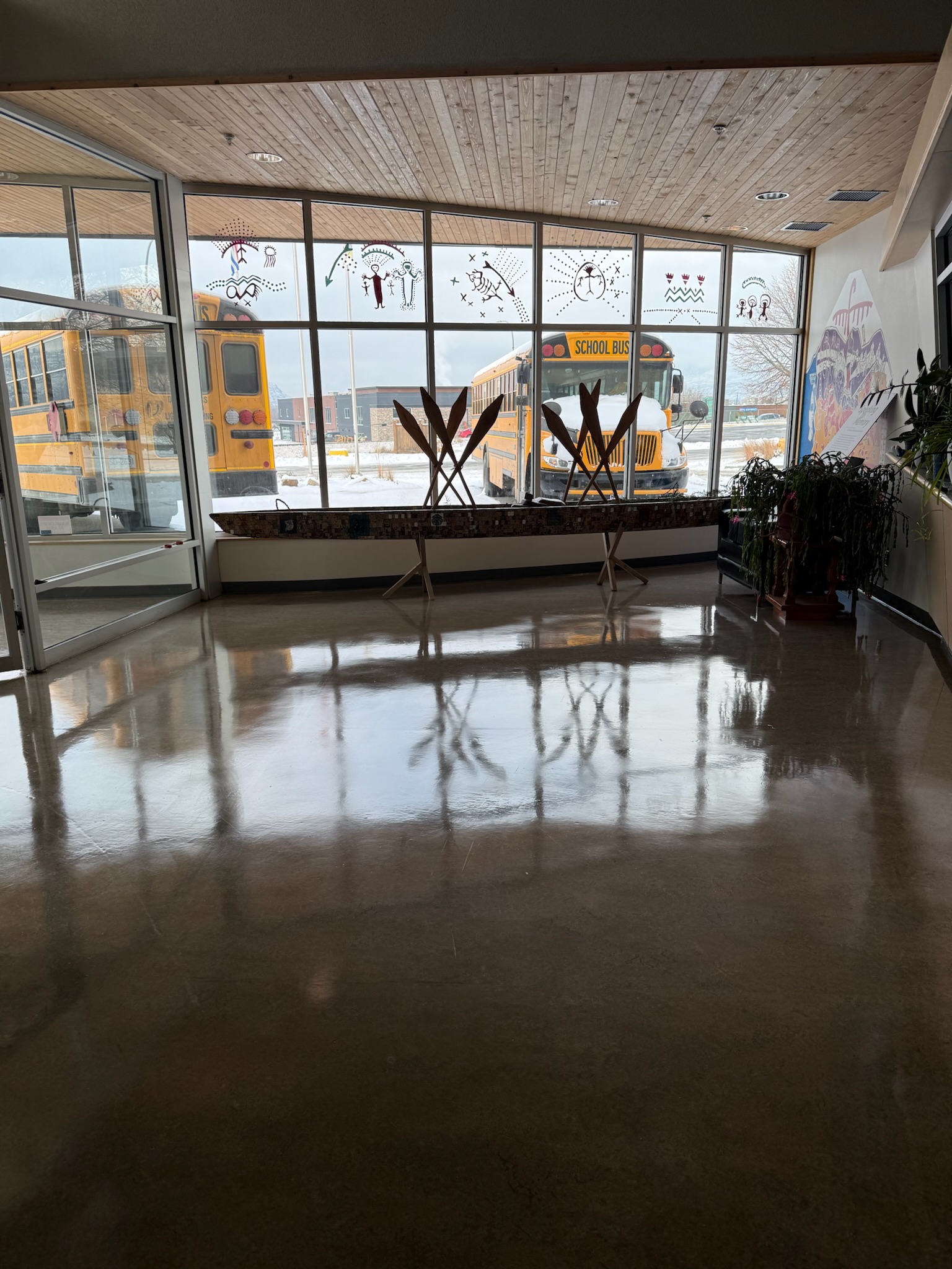 School floor foyer